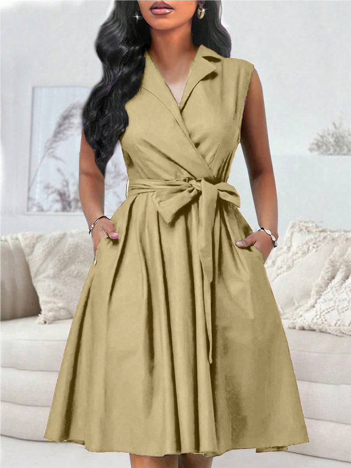 Rochie scurtă SHEIN, kaki