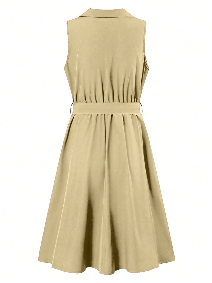 Rochie scurtă SHEIN, kaki