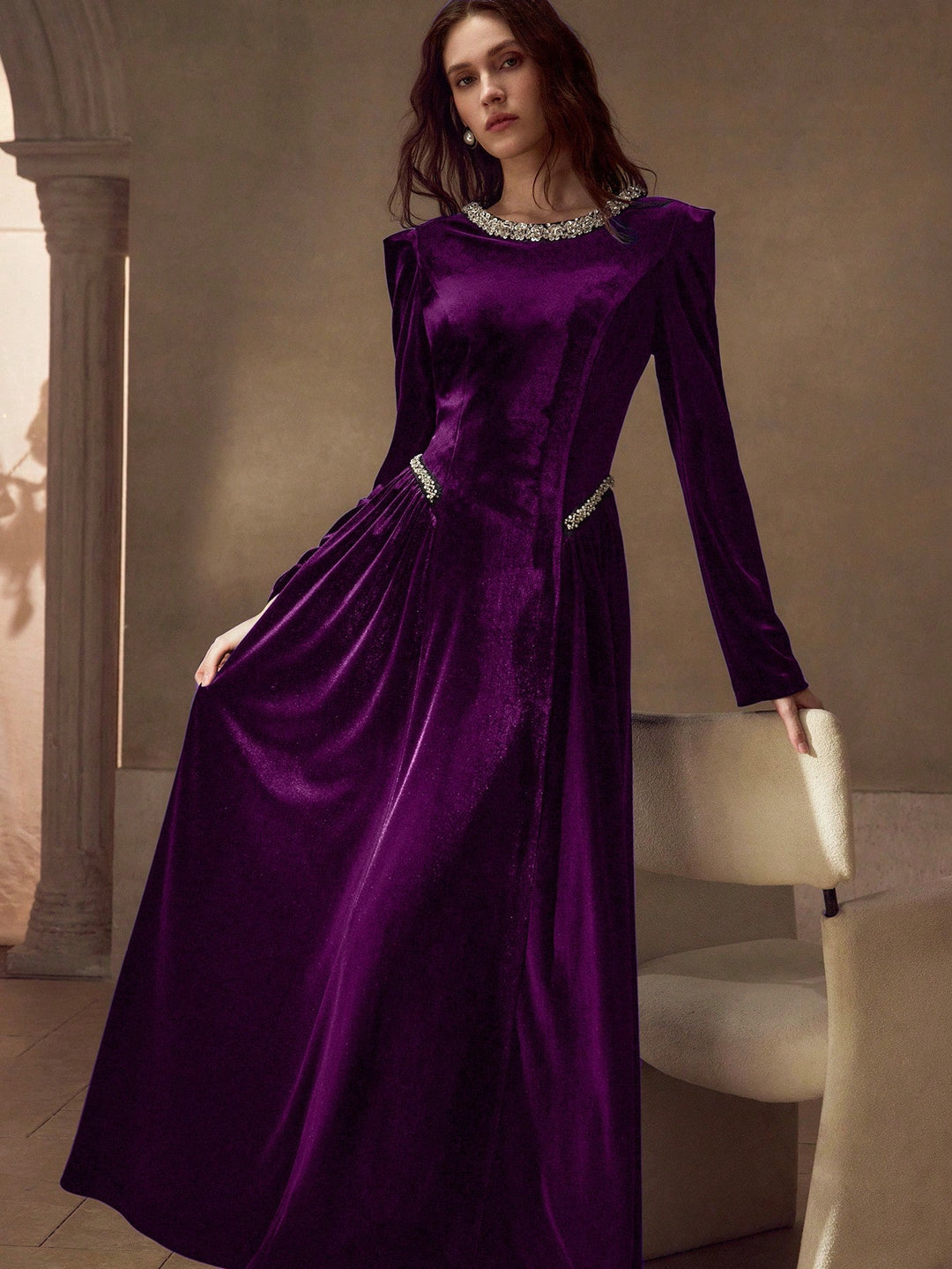 Rochie maxi SHEIN, mov