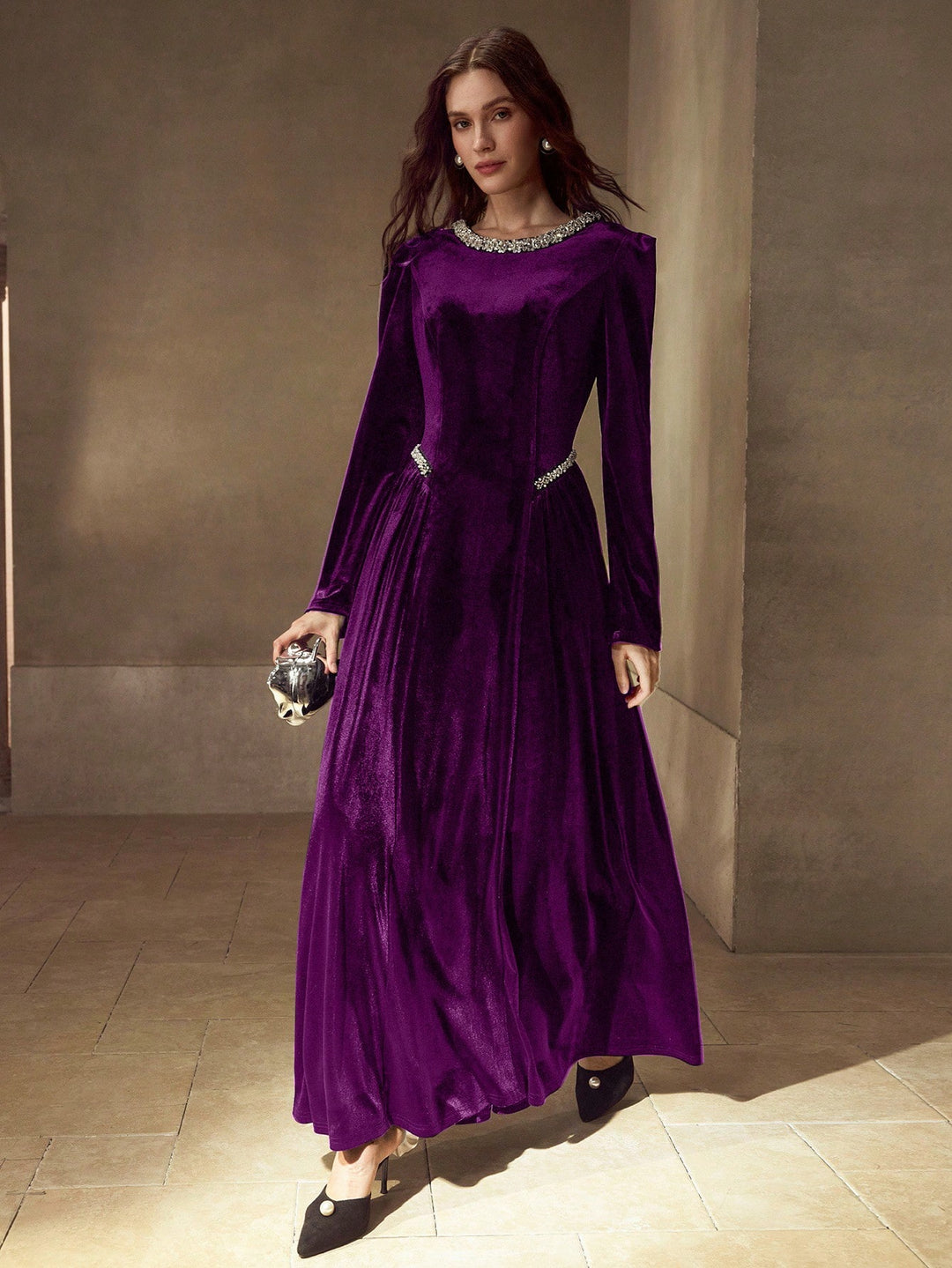 Rochie maxi SHEIN, mov
