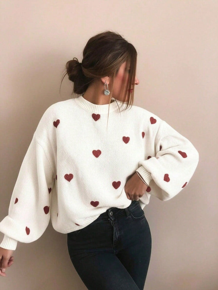 Pulover SHEIN, alb