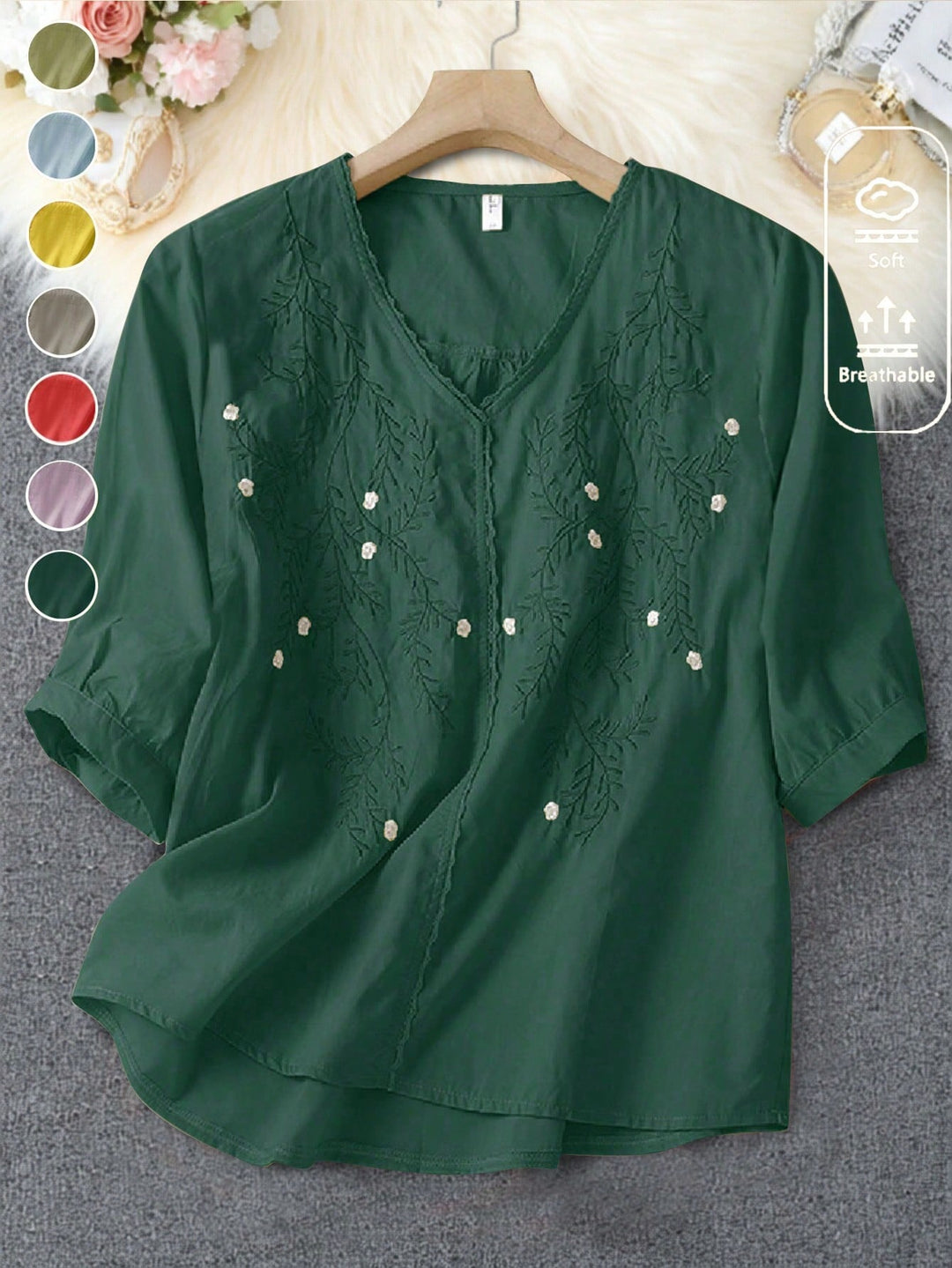Bluză SHEIN, verde