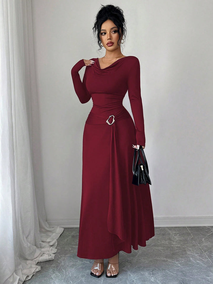 Rochie maxi SHEIN, vișiniu