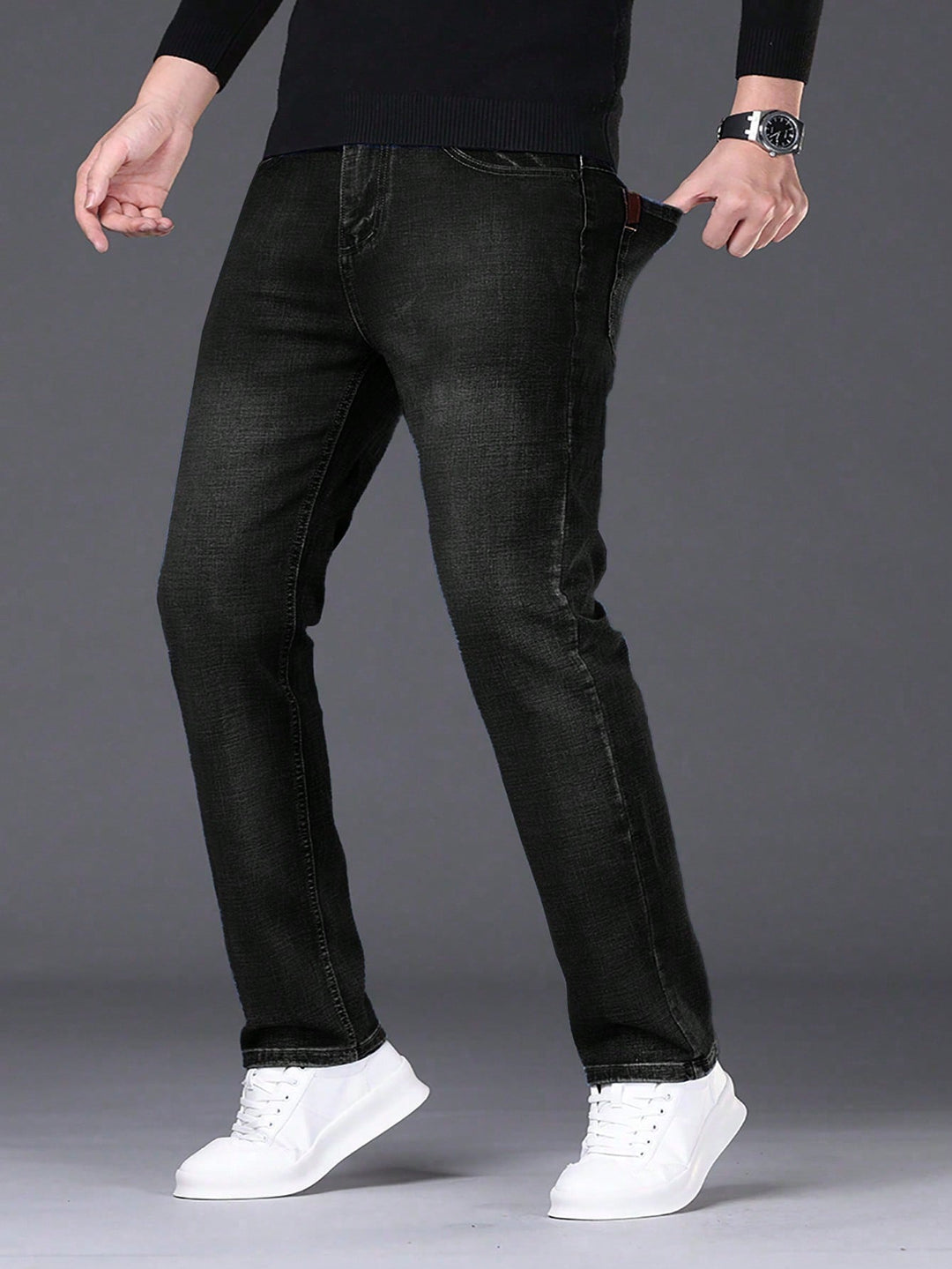 Jeans SHEIN, negru
