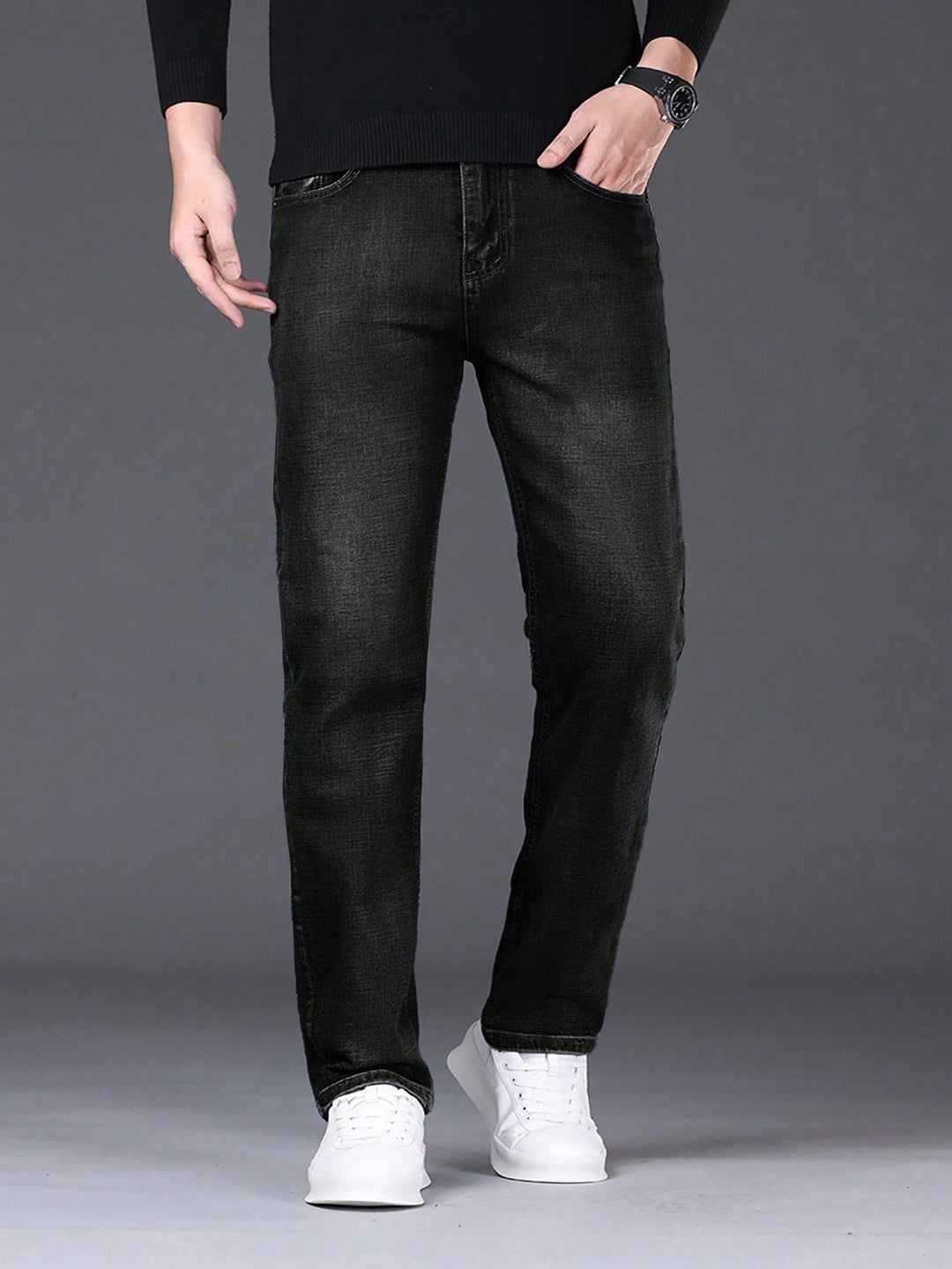 Jeans SHEIN, negru