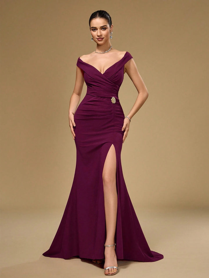 Rochie de ocazie SHEIN, mov