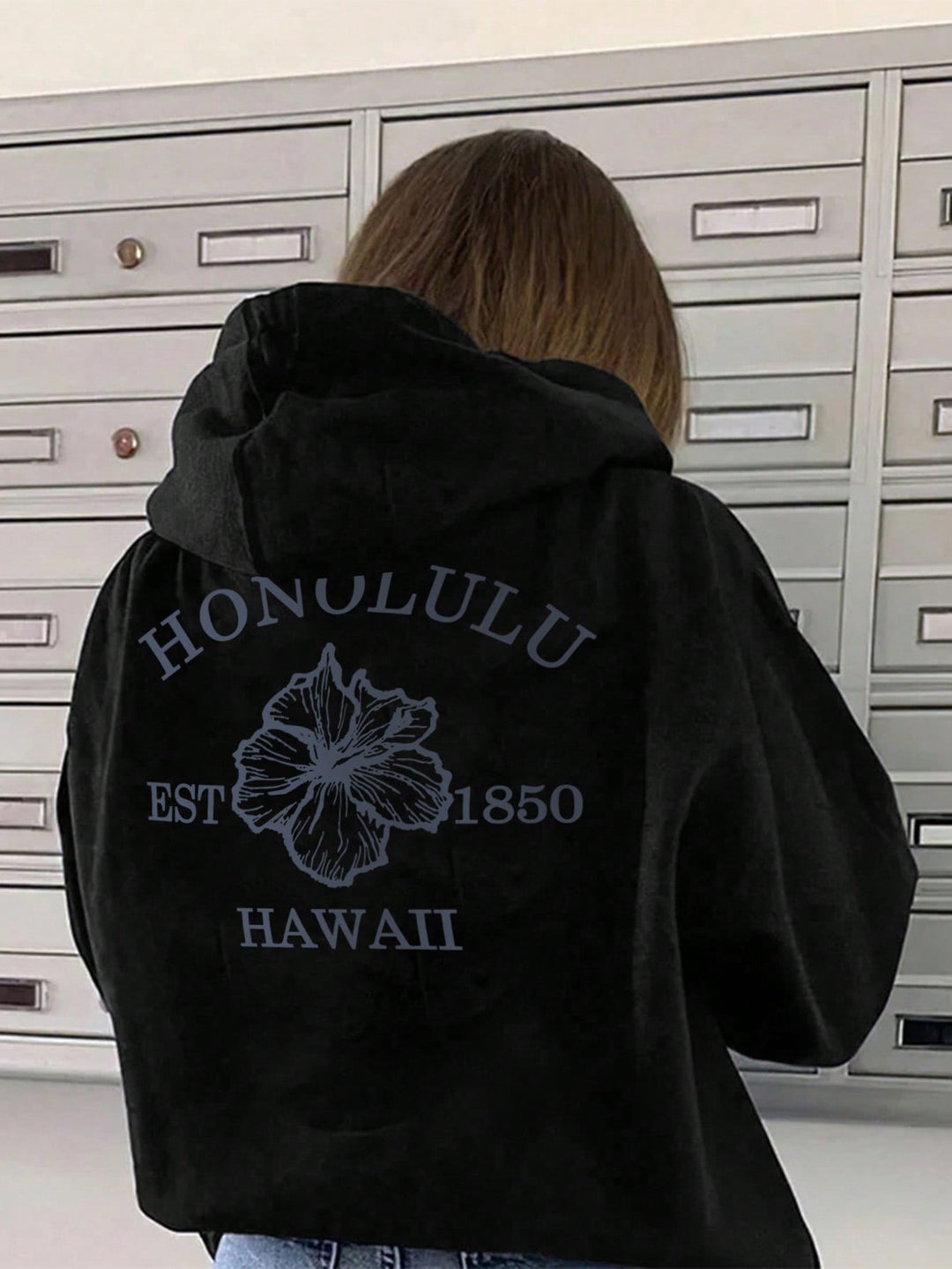 Hanorac SHEIN, negru