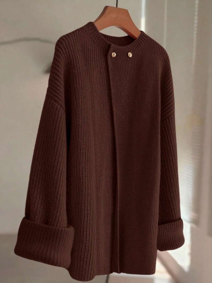 Cardigan SHEIN, maro