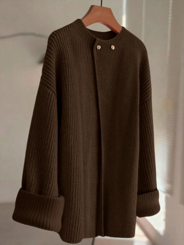 Cardigan SHEIN, maro