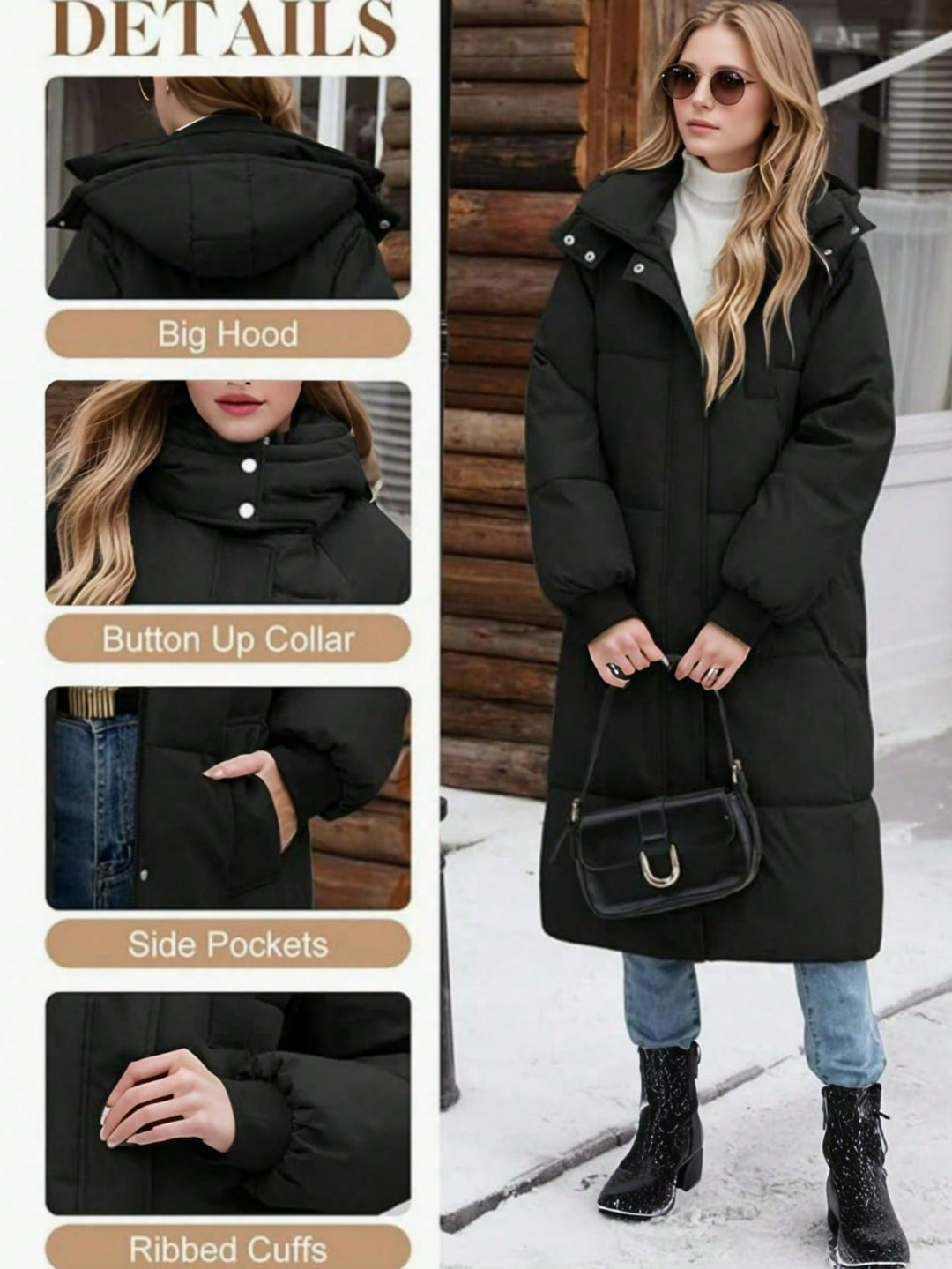 Palton SHEIN, negru