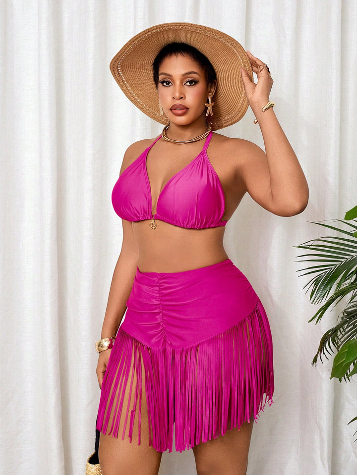 Costum de baie SHEIN, roz