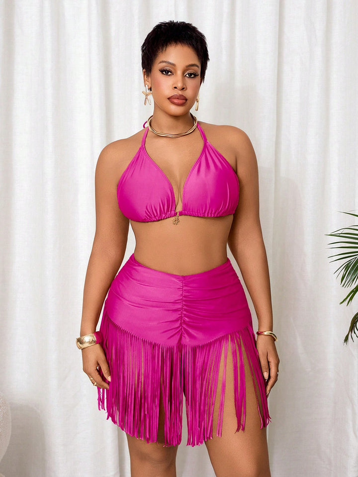 Costum de baie SHEIN, roz