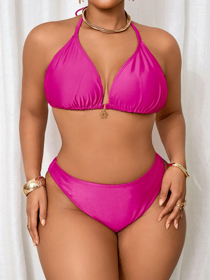 Costum de baie SHEIN, roz