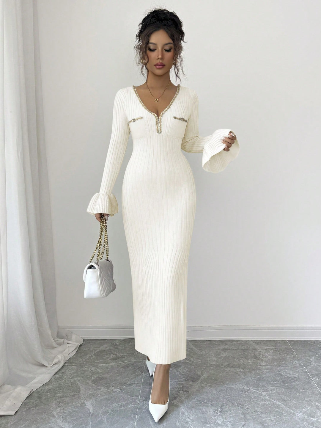 Rochie SHEIN, portocaliu