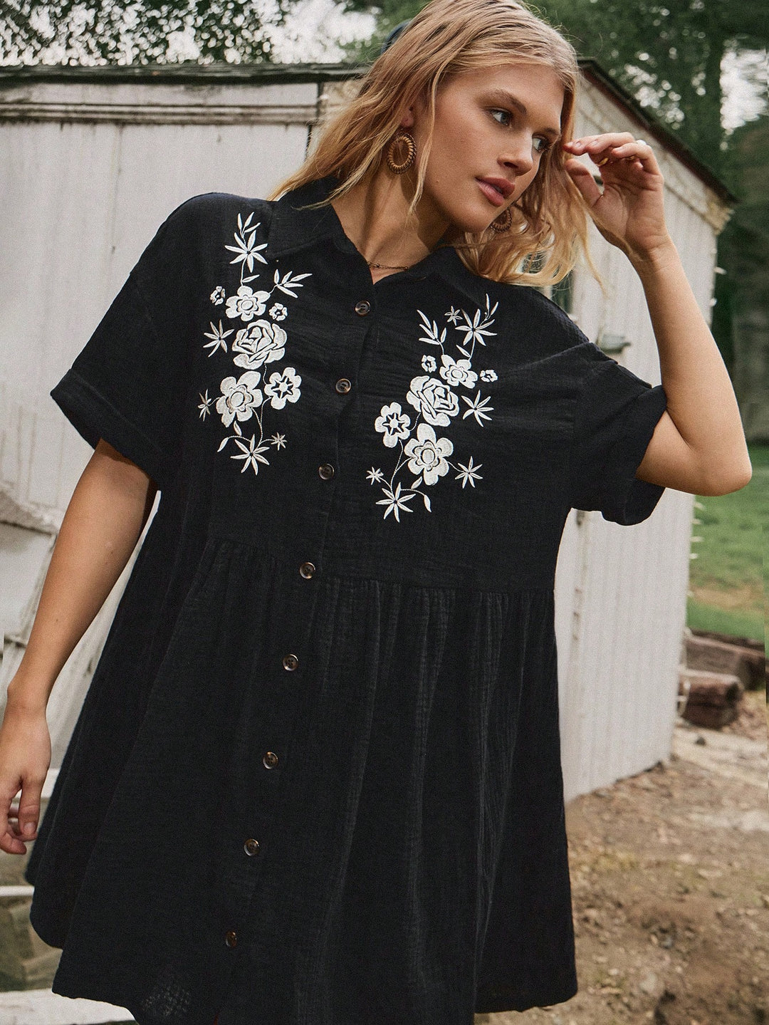 Rochie scurtă SHEIN, negru