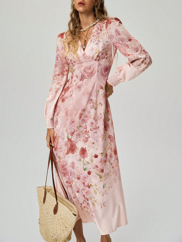 Rochie maxi Shein, roz