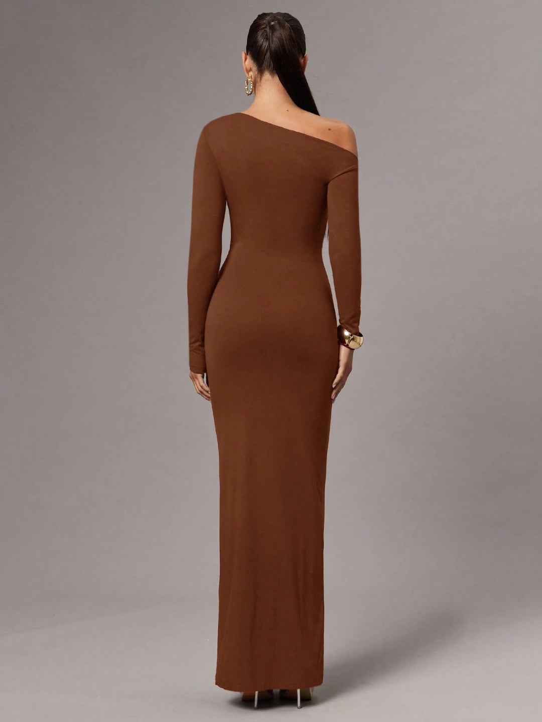 Rochie maxi SHEIN, maro