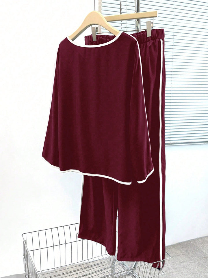 SHEIN szett, meggypiros