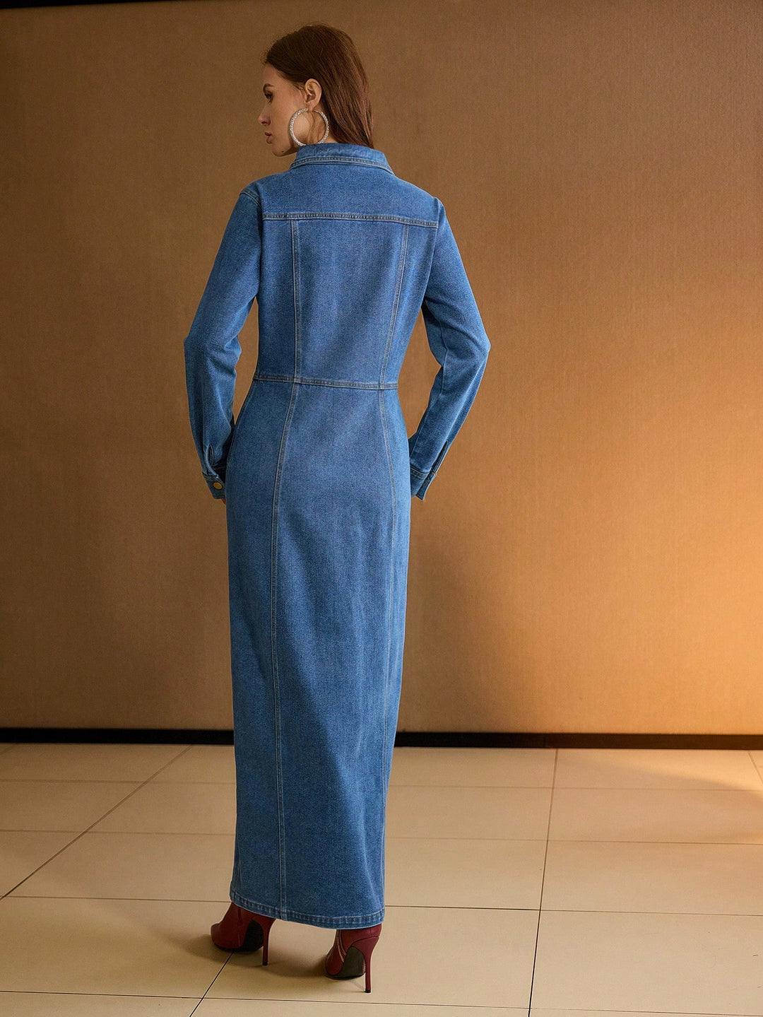 Rochie de blugi SHEIN, albastru