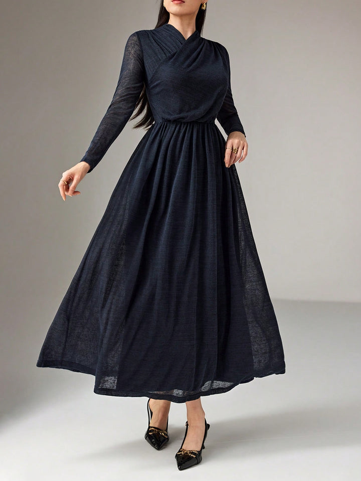 Rochie maxi SHEIN, albastru