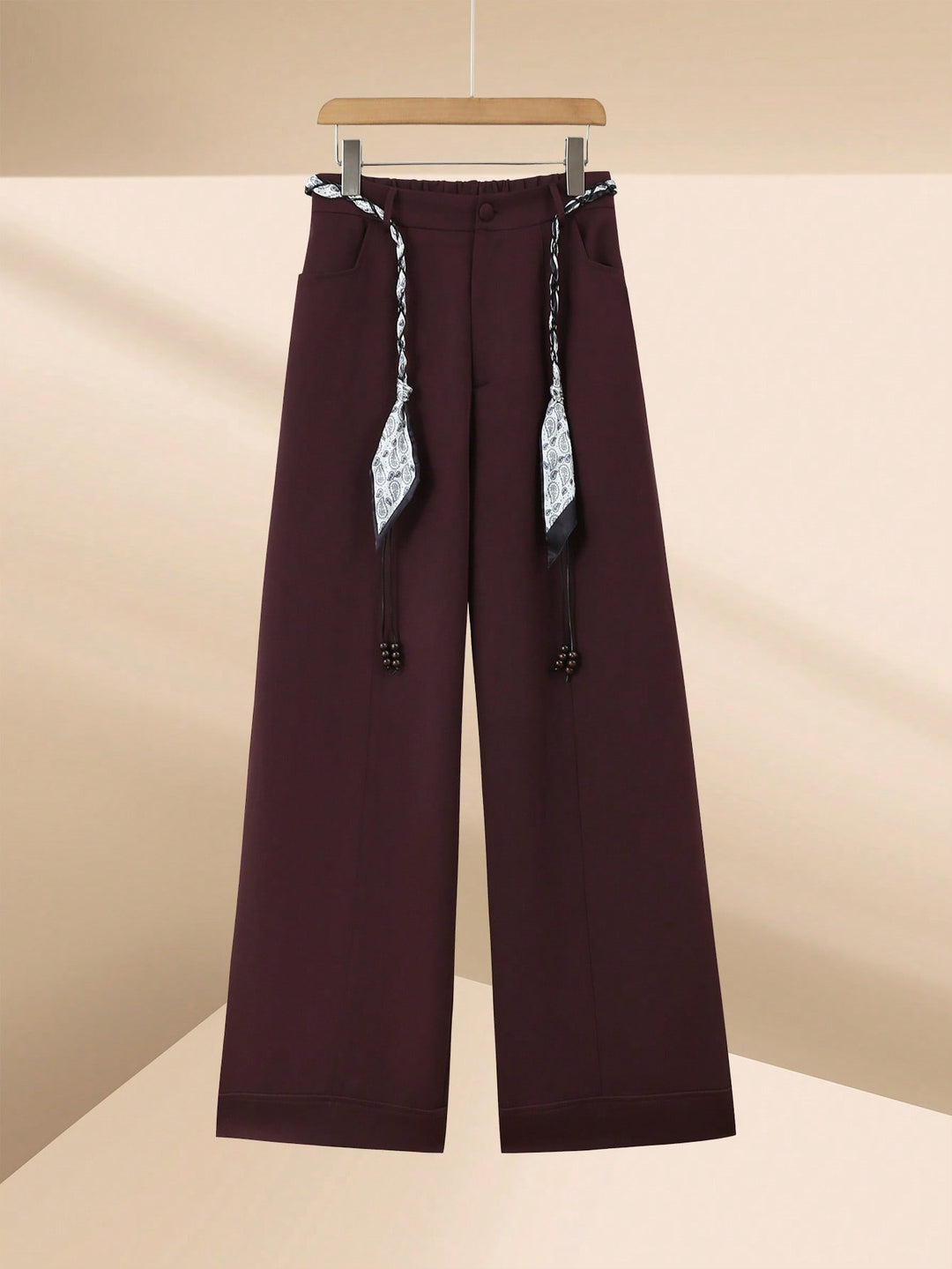 Pantaloni SHEIN, vișiniu