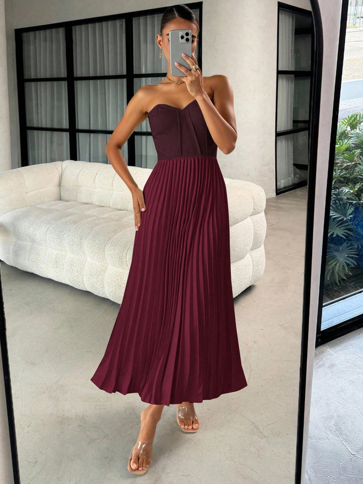 Rochie maxi SHEIN, vișiniu