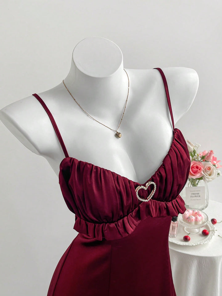 Rochie mini SHEIN, vișiniu