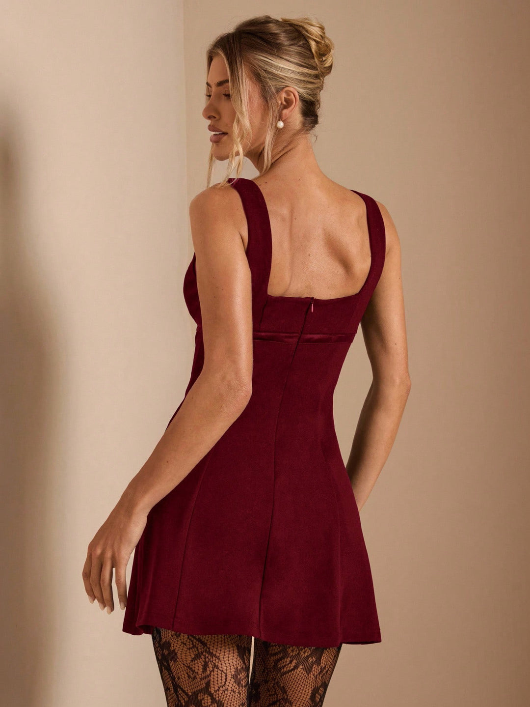 Rochie mini SHEIN, vișiniu