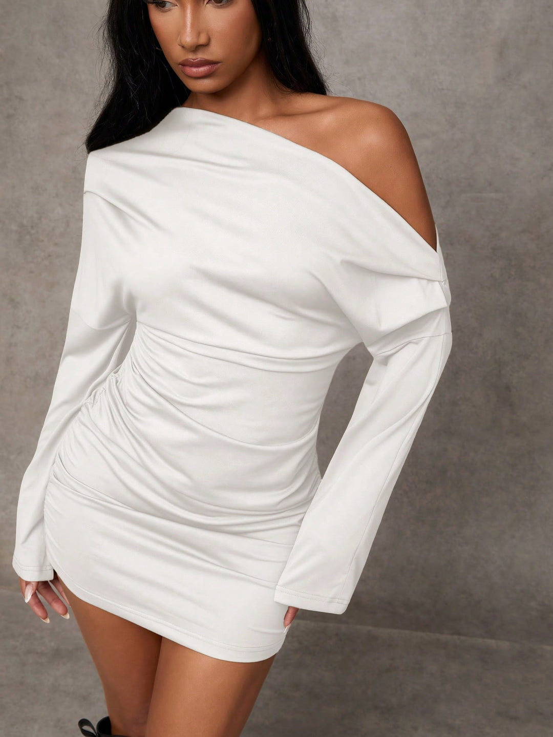 Rochie mini SHEIN, alb