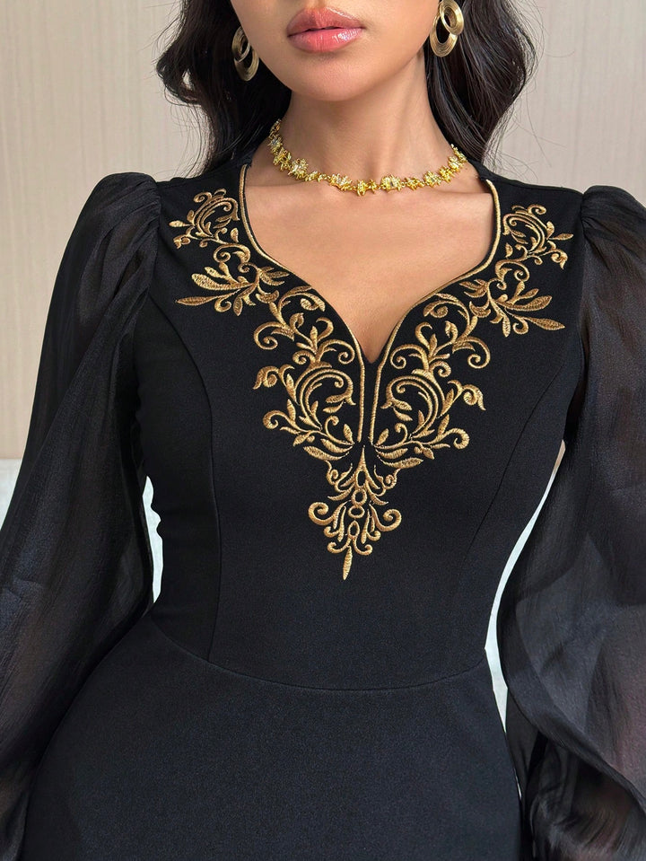 Rochie maxi SHEIN, negru