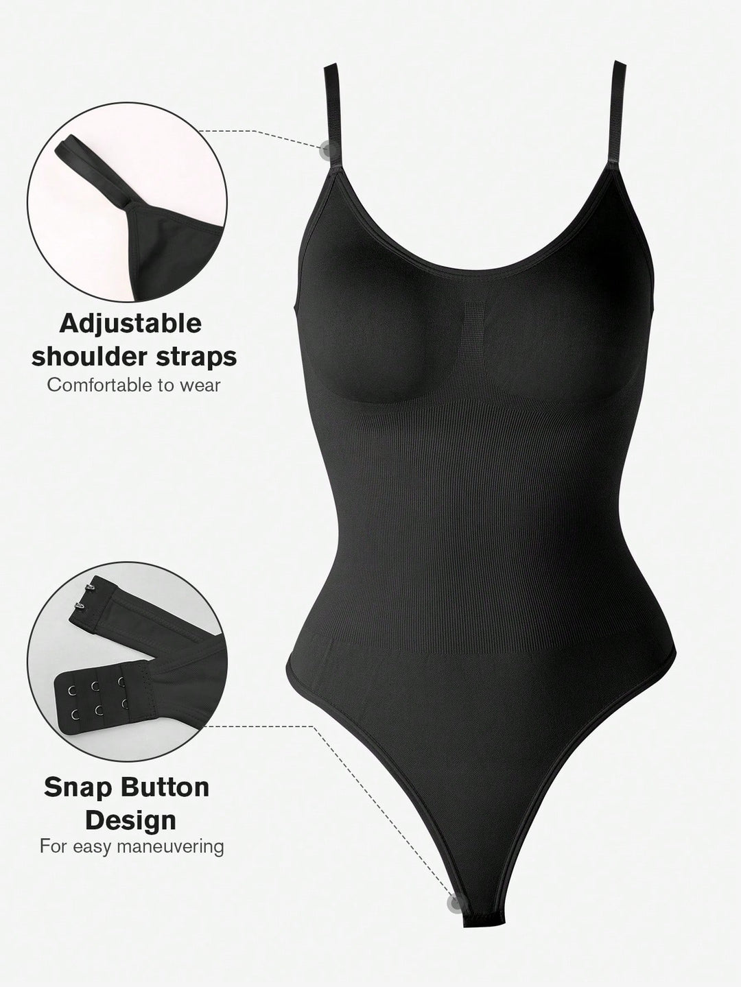 Body modelator SHEIN, negru