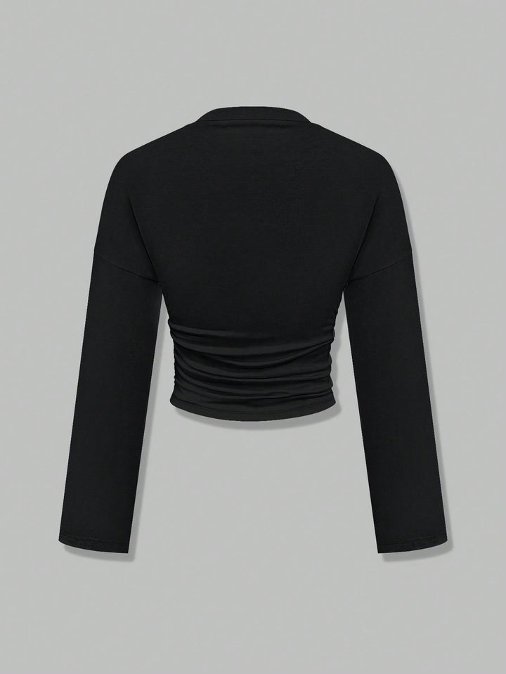 Top SHEIN, negru