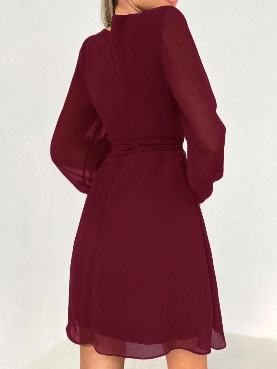 Rochie scurtă SHEIN, vișiniu