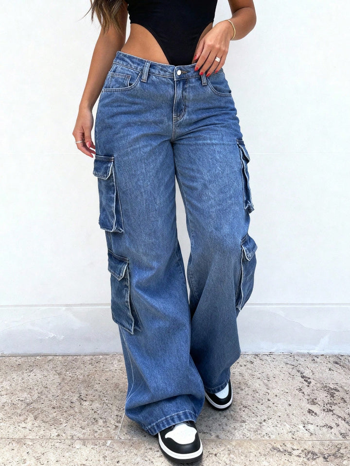 Jeans SHEIN, albastru
