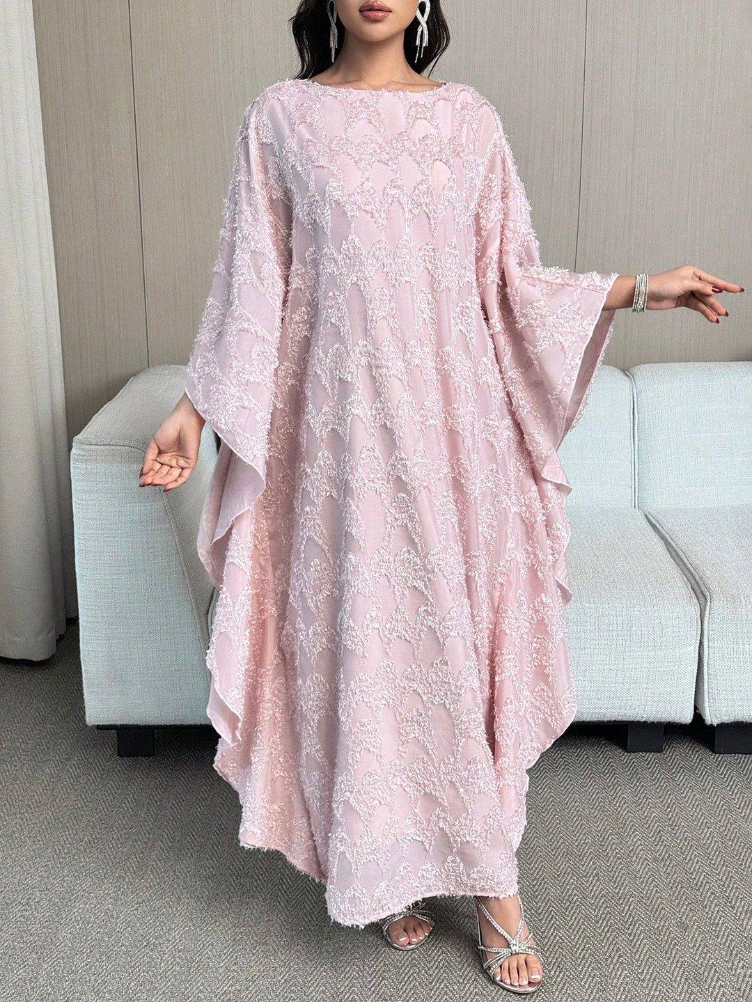 Rochie maxi SHEIN, roz
