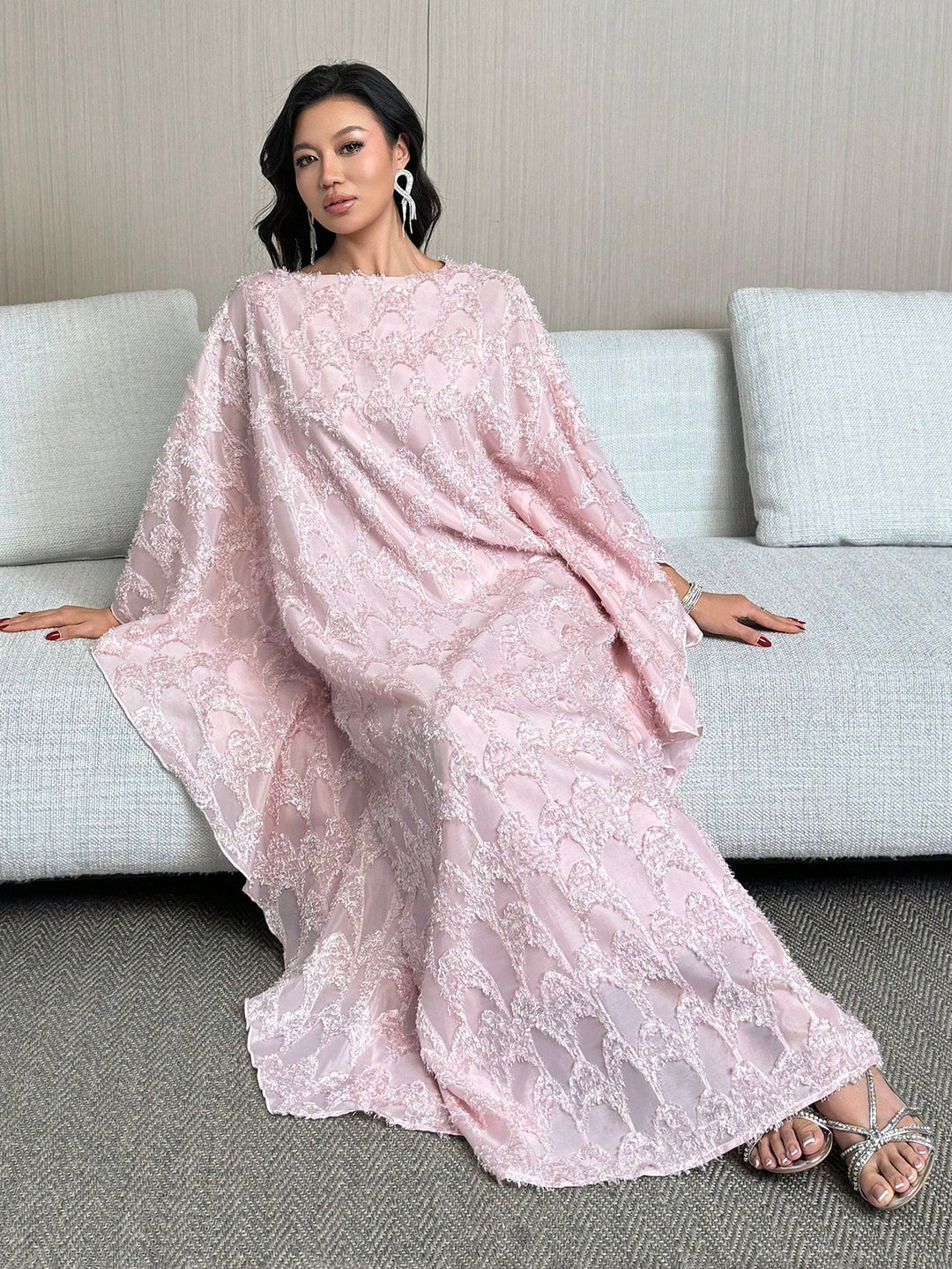 Rochie maxi SHEIN, roz