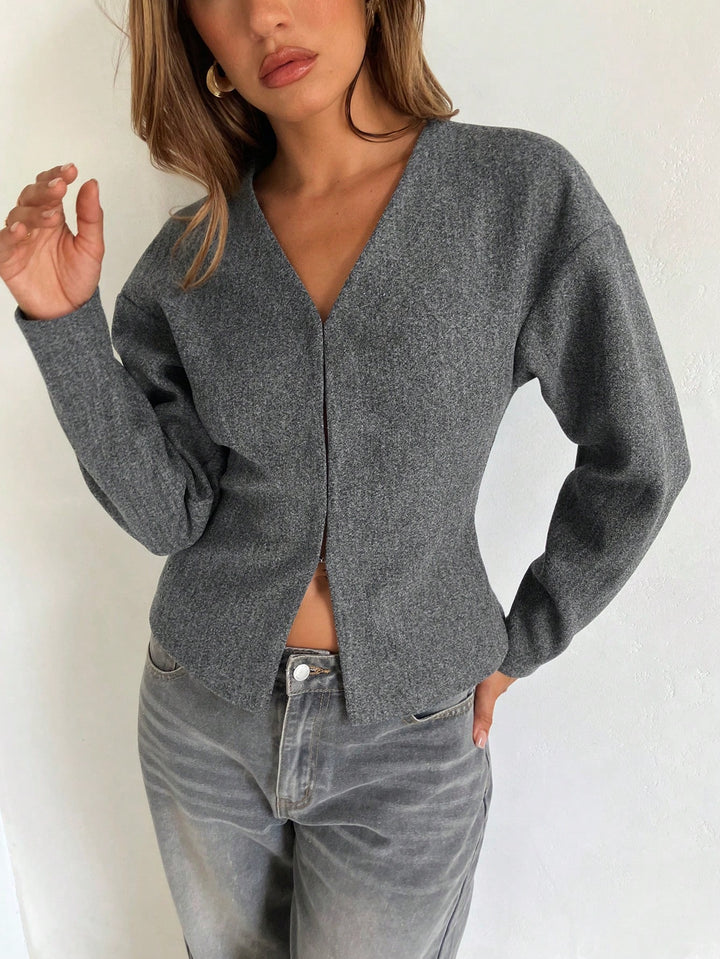 Cardigan SHEIN, gri
