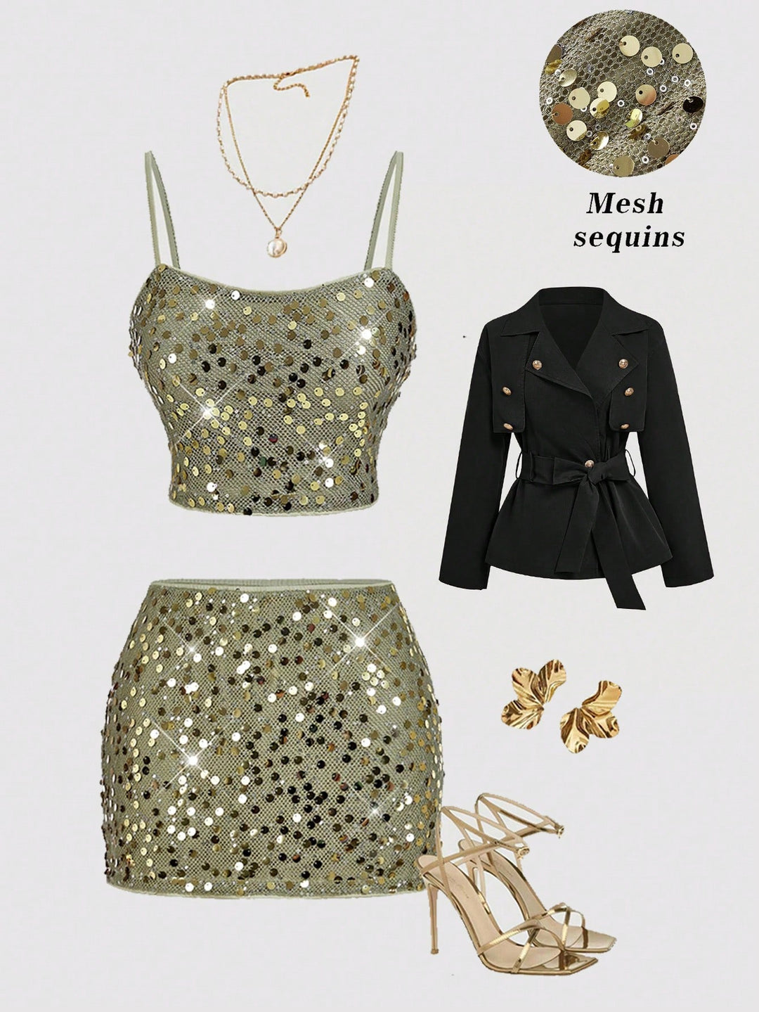 Compleu SHEIN, mix culori