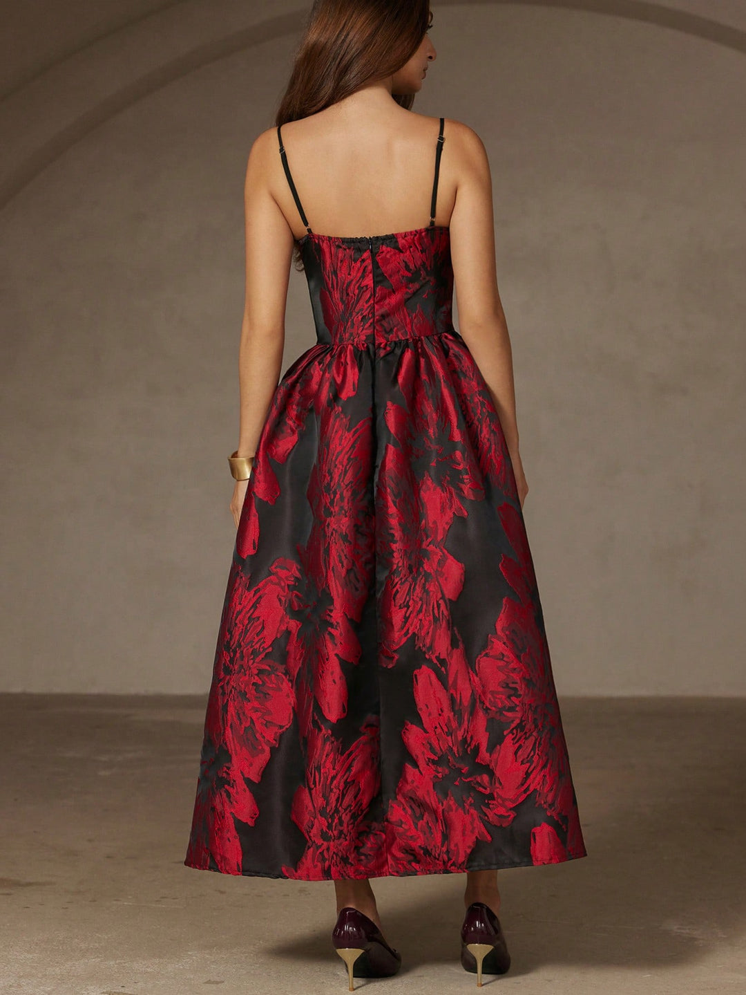 Rochie midi SHEIN, mix culori