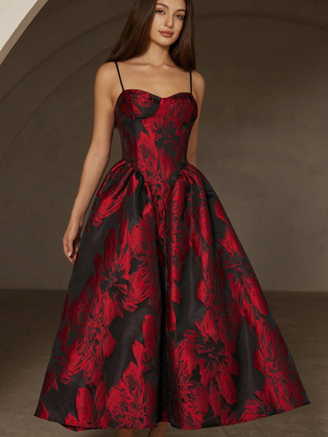 Rochie midi SHEIN, mix culori