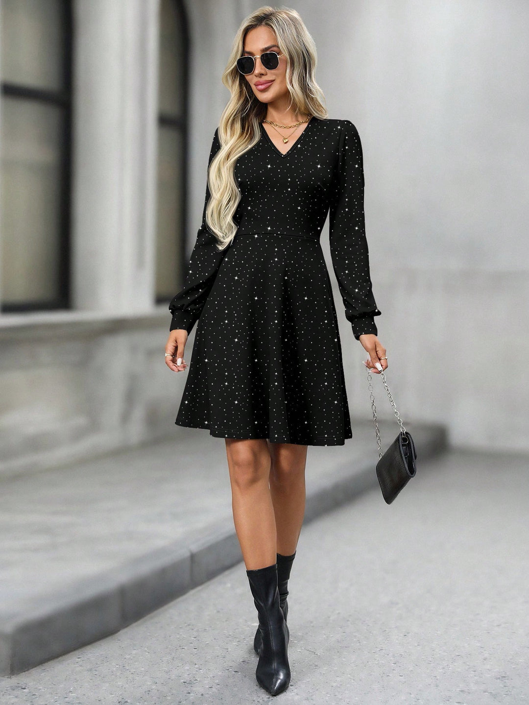 Rochie scurtă SHEIN, alb