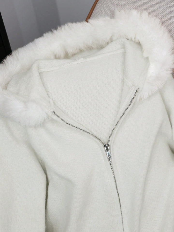Cardigan SHEIN, alb