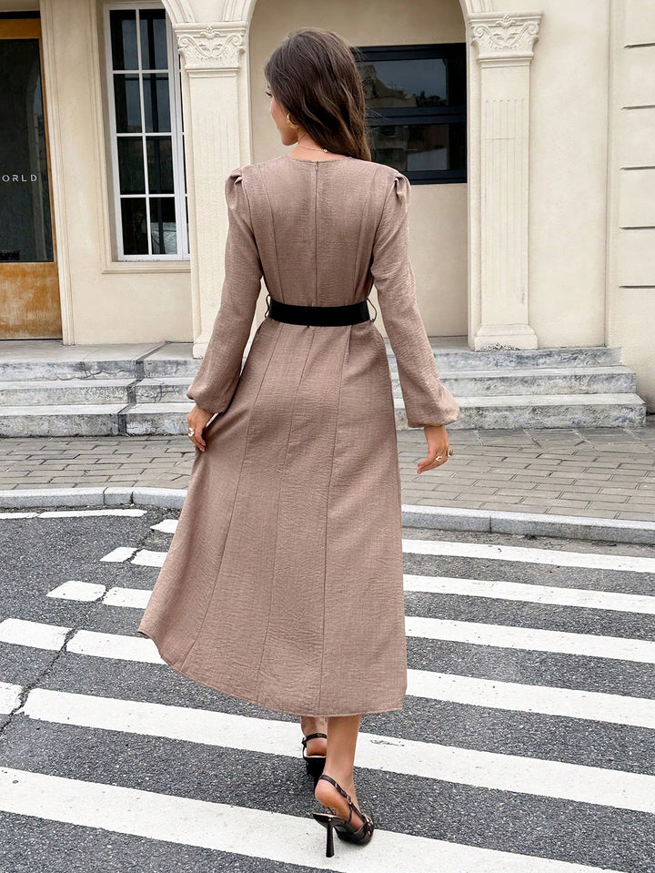 Rochie maxi SHEIN, maro