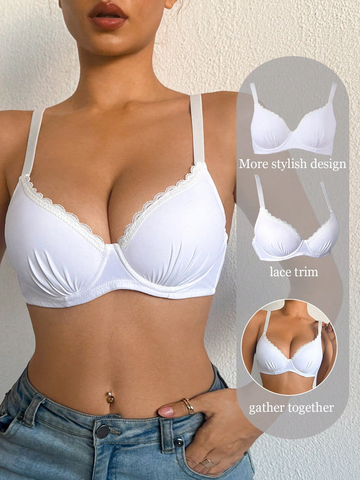 Sutien SHEIN, alb