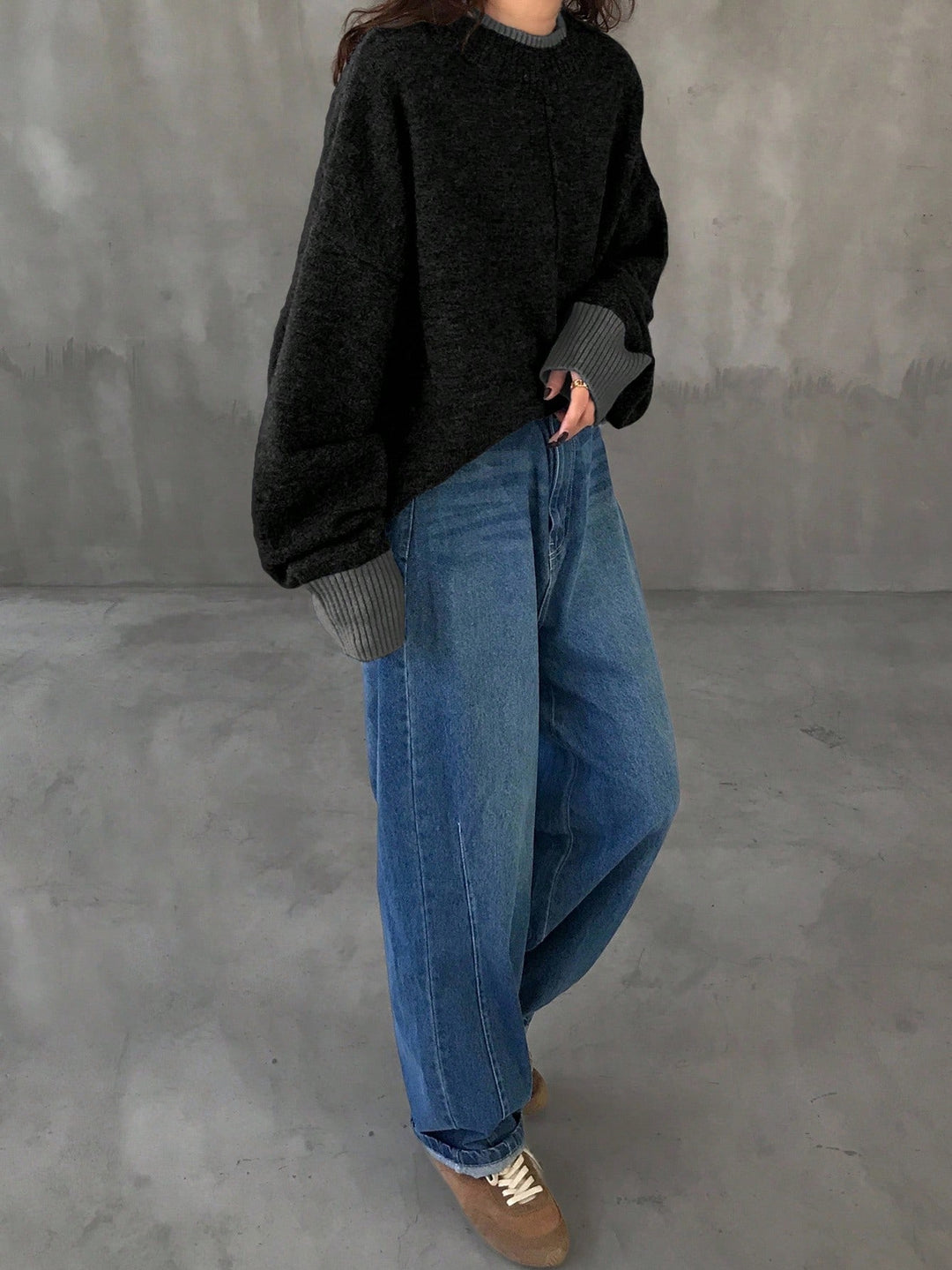 Pulover SHEIN, negru