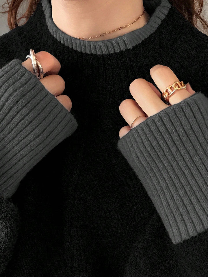 Pulover SHEIN, negru