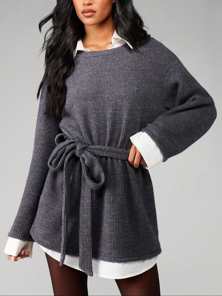 Rochie mini SHEIN, gri