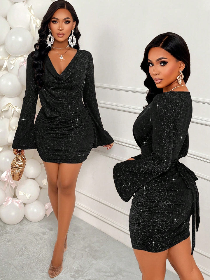 Rochie mini SHEIN, negru