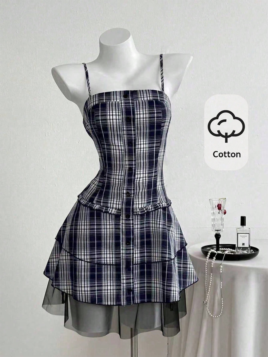 Rochie scurtă SHEIN, albastru