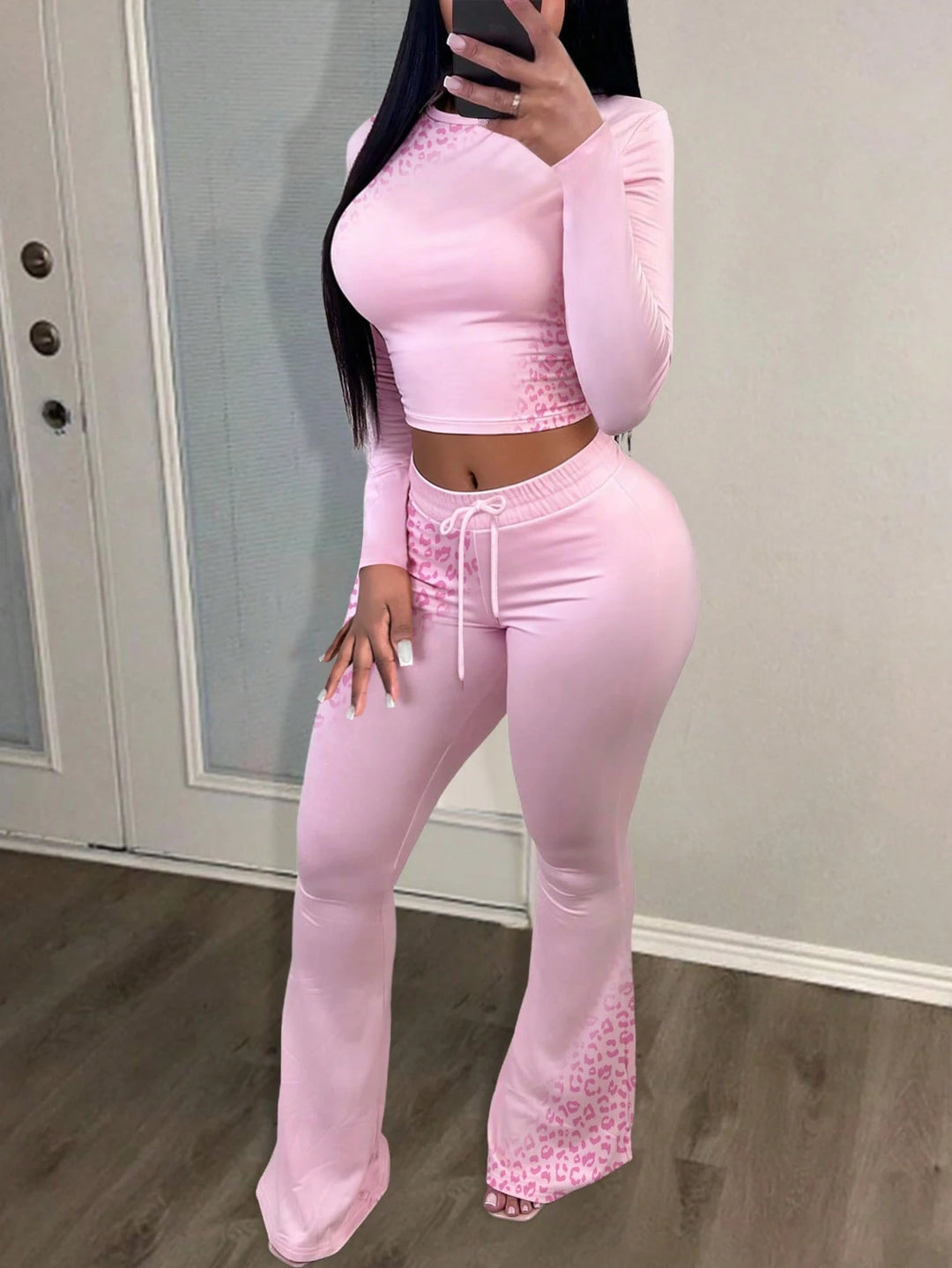 Compleu pijamale SHEIN, roz